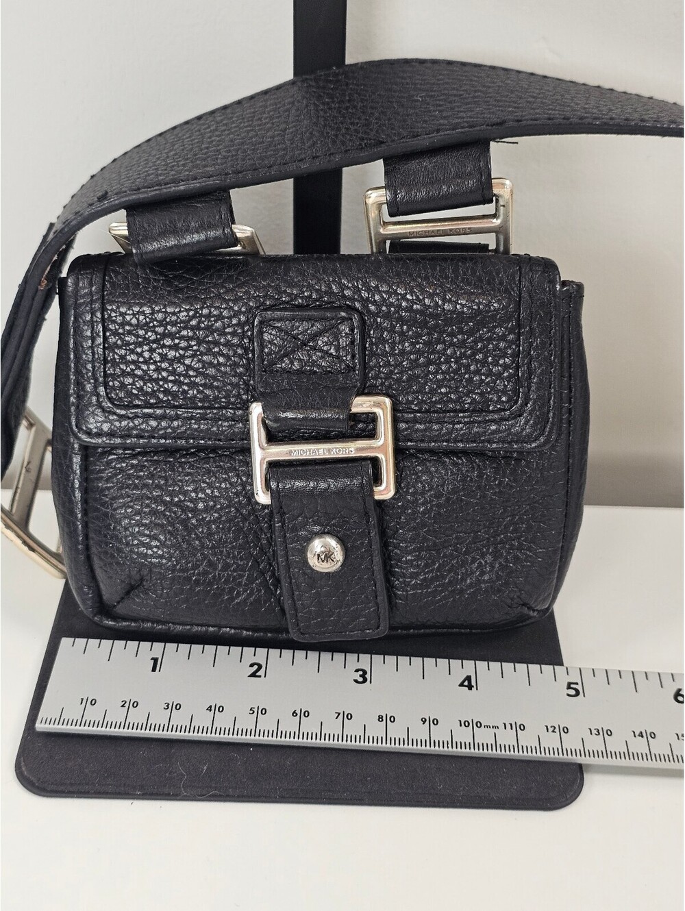 Michael Kors Genuine Leather Black Belt Bag Fanny Pack